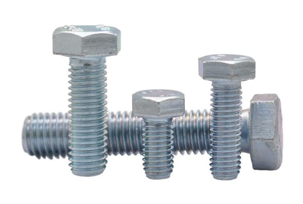 Bu lông hexagon ngoài mạ kẽm cấp cường độ 4.8